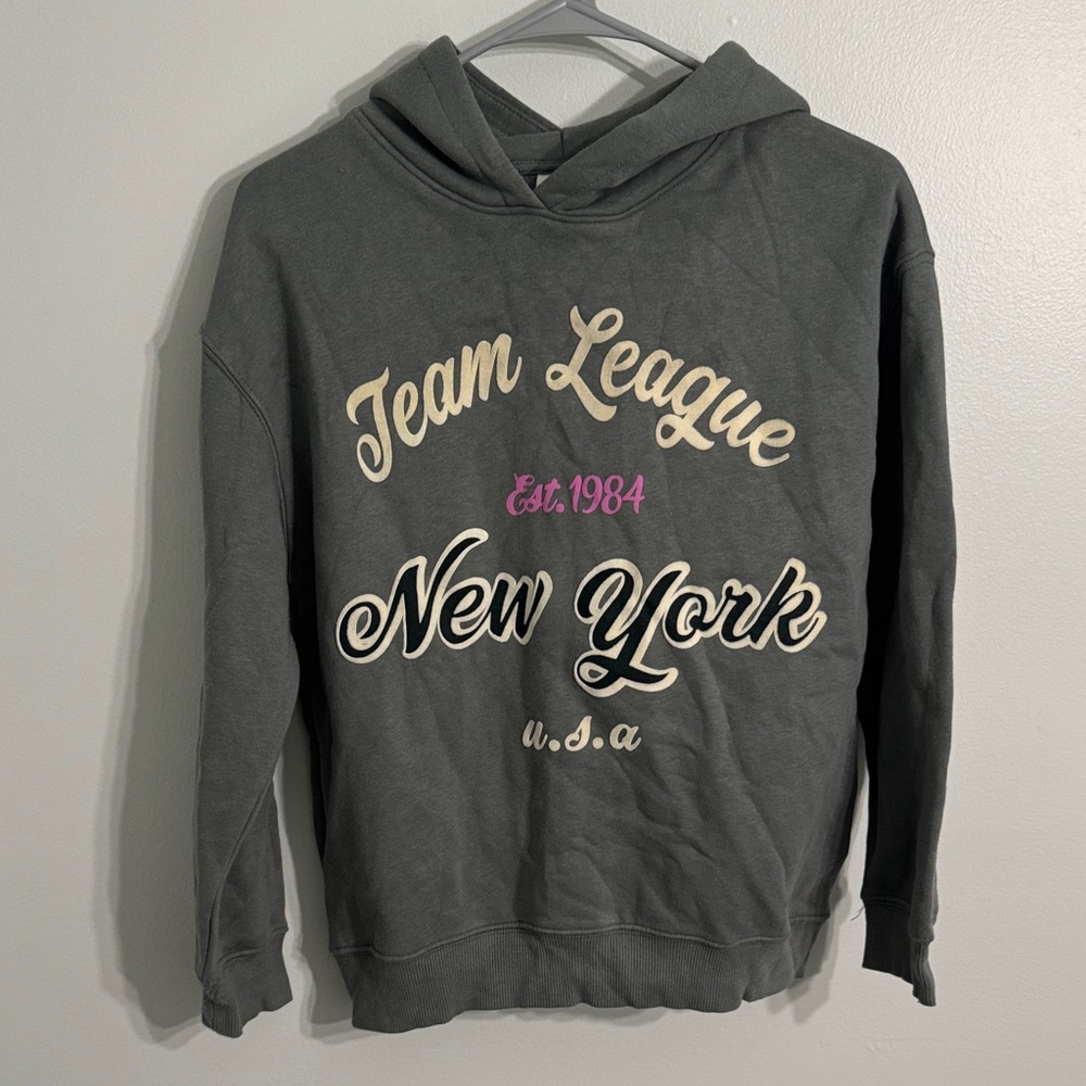 Zara Gray Casual Hoodie